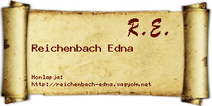 Reichenbach Edna névjegykártya